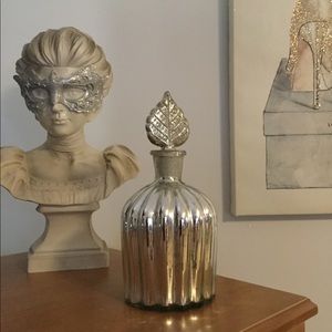 Glass silver decor